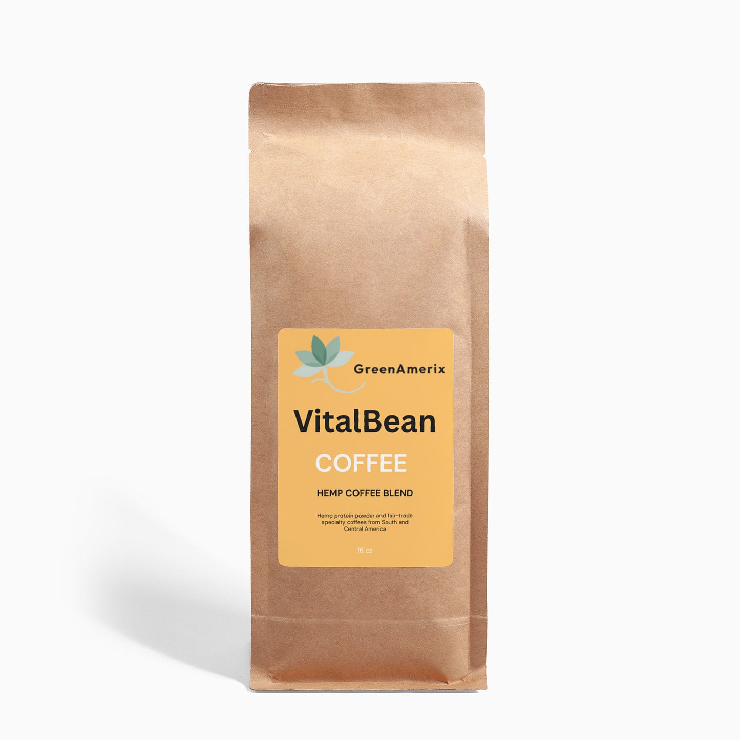 VitalBean (Hemp Coffee Blend - Medium Roast) 16oz