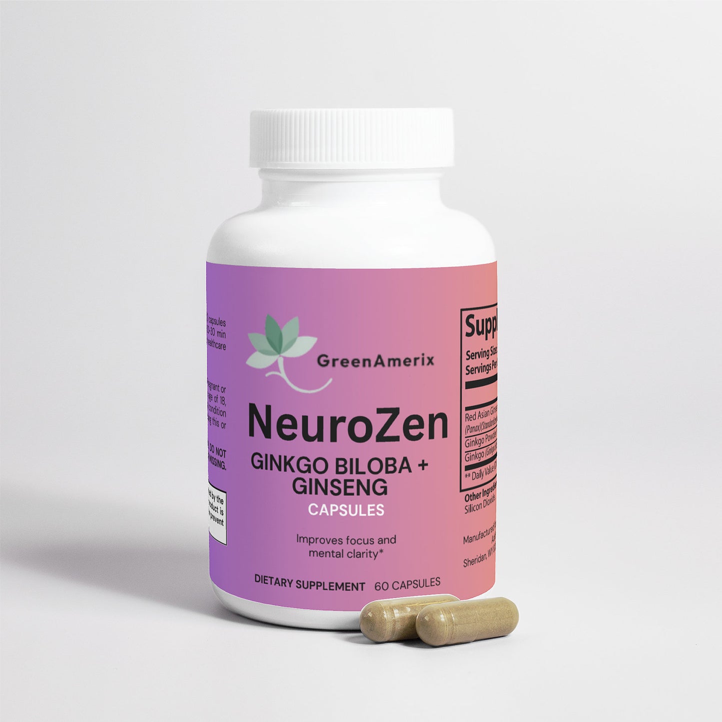 NeuroZen (Ginkgo Biloba + Ginseng)