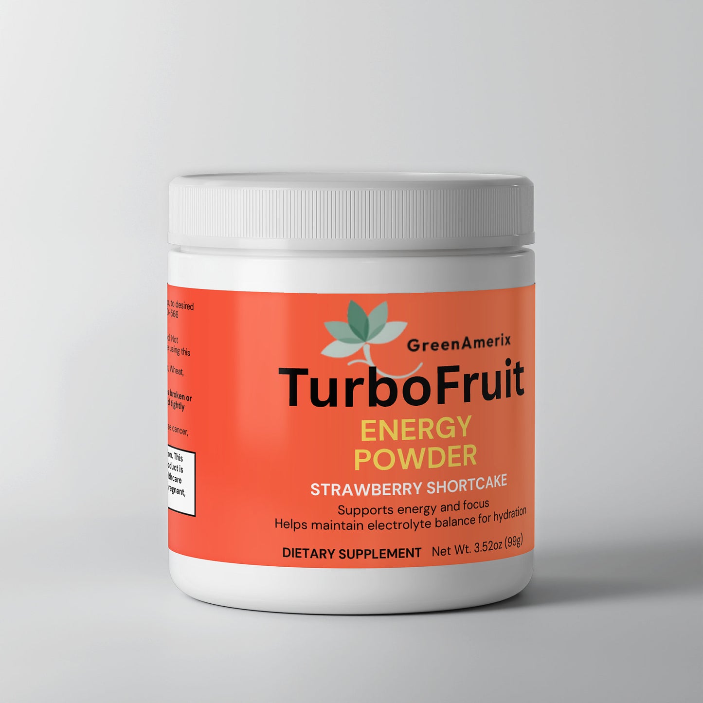 TurboFruit Energy Powder (Strawberry Shortcake)