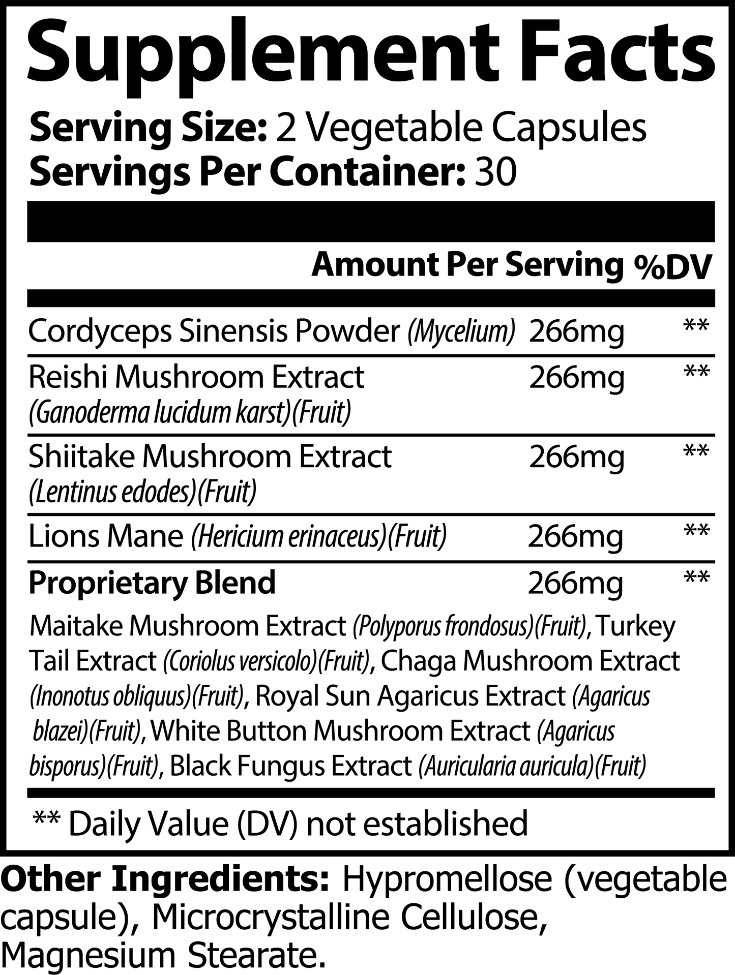Myco10X ( Mushroom Complex 10 X)