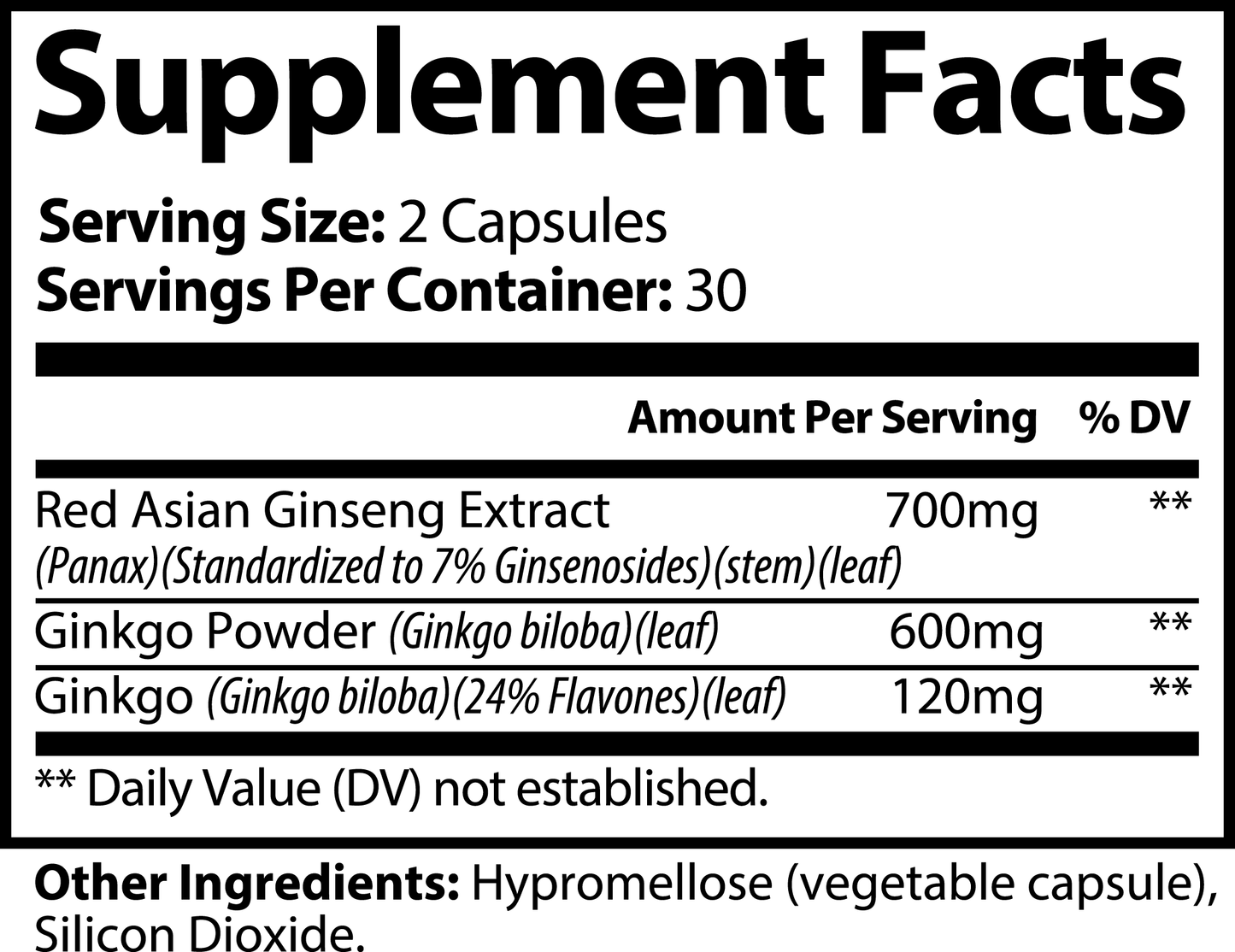 NeuroZen (Ginkgo Biloba + Ginseng)