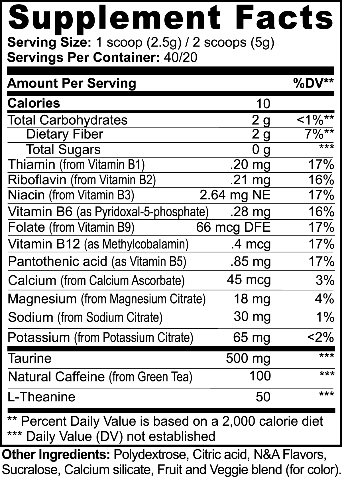 TurboFruit Energy Powder (Guava Berry)