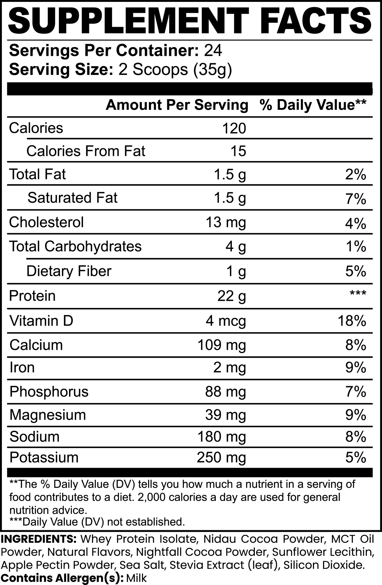 PureGain Whey Protein Isolate (Chocolate)